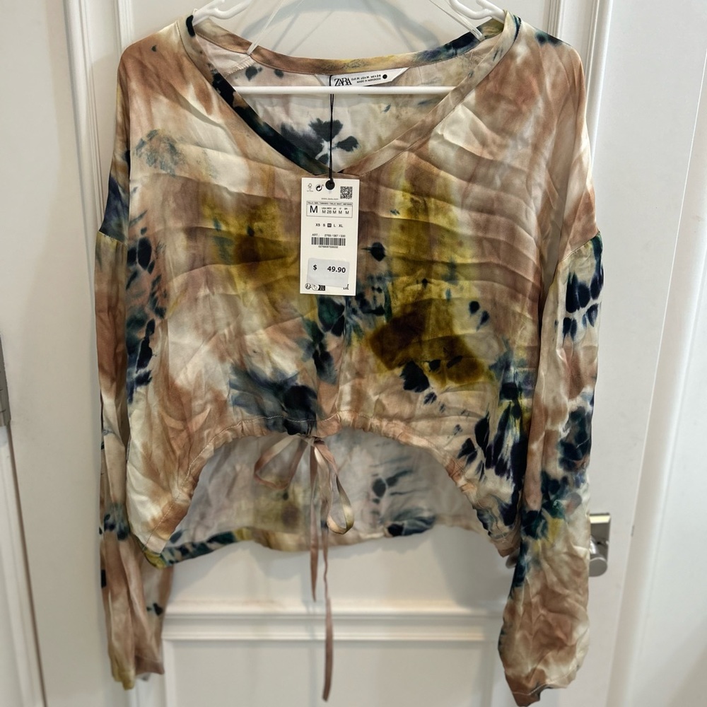 NEW Zara tie-dye shirt